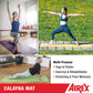 Tapete de fitness de espuma de célula fechada AIREX Calyana Prime para ioga e pilates, verde-limão