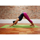Tapete de fitness de espuma de célula fechada AIREX Calyana Prime para ioga e pilates, verde-limão