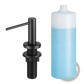 Matte Black Kitchen Soap Dispenser with 17oz Bottle