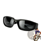 Matte Black Wind Resistant Motorcycle Riding Goggles
