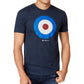 Camiseta masculina Ben Sherman Slim Fit com estampa gráfica, tamanho extra grande, azul-marinho meia-noite