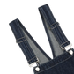 Men Embroidered Dark Blue Denim Overalls