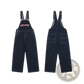 Men Embroidered Dark Blue Denim Overalls