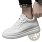Men Leather Sneakers Platform Running Shoes
