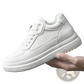 Men Leather Sneakers Platform Running Shoes