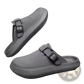 Men Lightweight Mesh Clog Slippers with Adjustable Straps