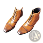 Men Winter Boots Leather Brogue Plush Warm Shoes