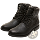 Men Winter Snow Boots Leather Fleece Warm Martin Shoes