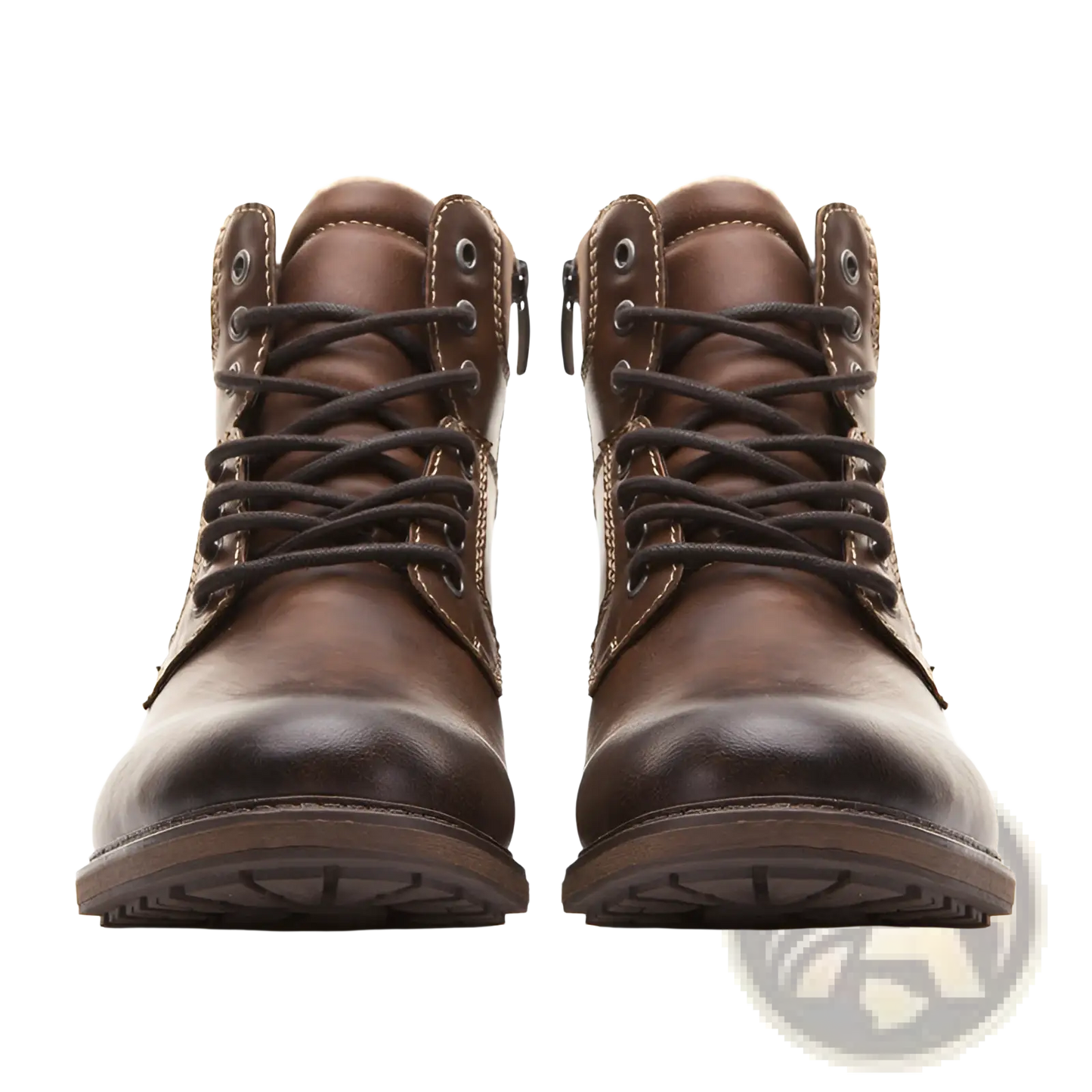 Men Winter Snow Boots Leather Fleece Warm Martin Shoes
