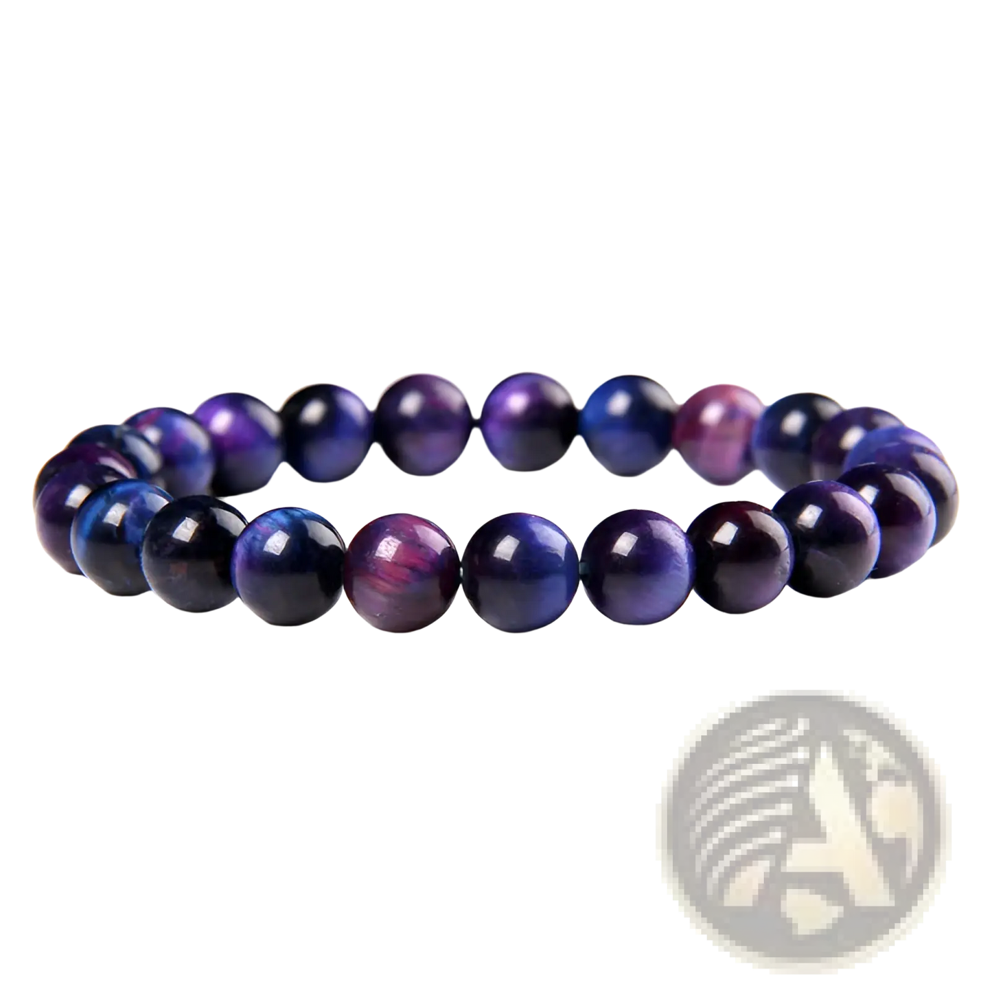 Men's 8mm Natural Tiger Eye and Gemstone Bead Bracelets