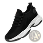 Men's Air Cushion Running Shoes Black Mesh Sneakers
