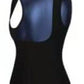 Unisex Metallic Sauna Sweat Vest and Waist Slimmer