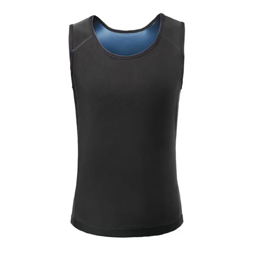 Unisex Metallic Sauna Sweat Vest and Waist Slimmer