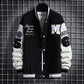 Men's Urban Letter Print Streetwear Varsity Jacket