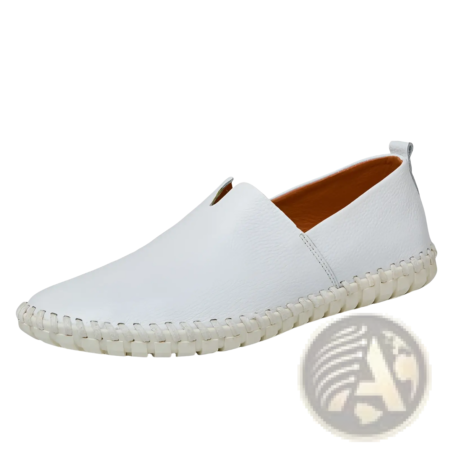 Men's Breathable Leather Driving Loafers in Large Sizes