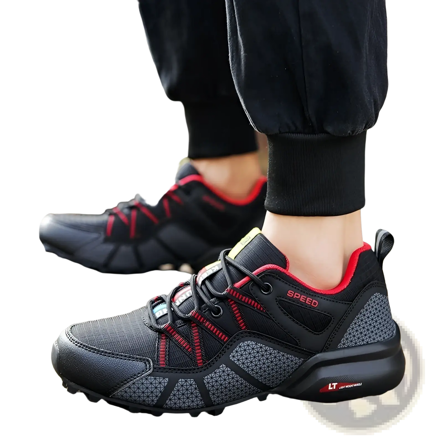 Men's Breathable Mesh Trail Running and Hiking Shoes