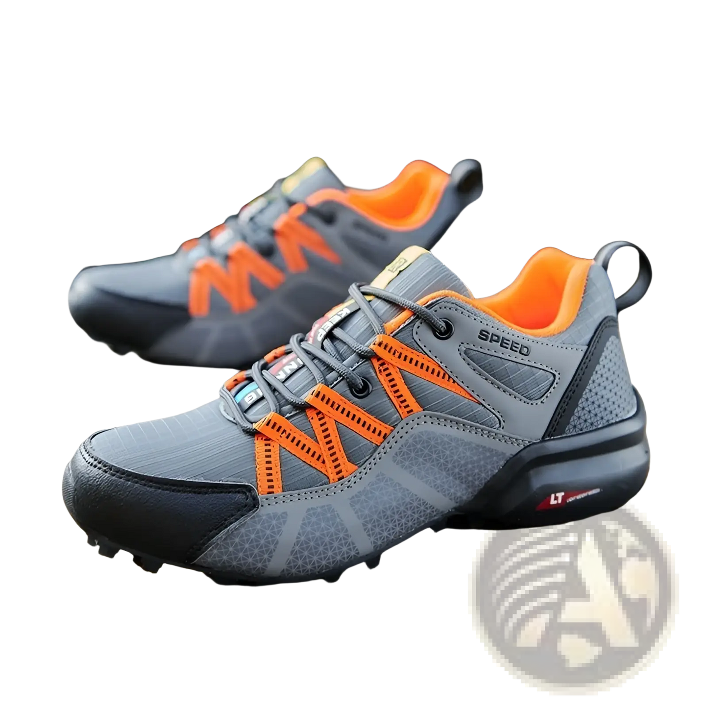 Men's Breathable Mesh Trail Running and Hiking Shoes