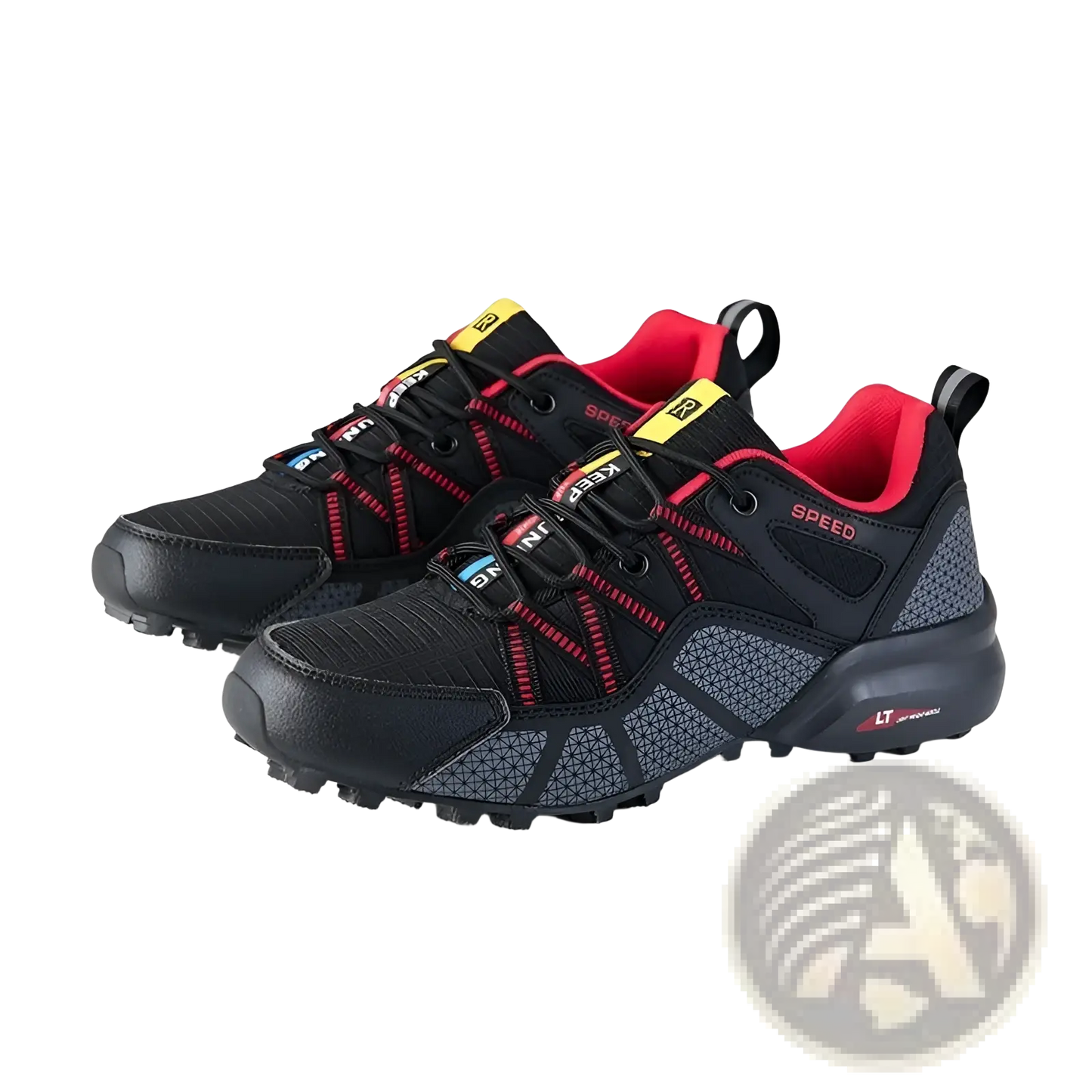 Men's Breathable Mesh Trail Running and Hiking Shoes