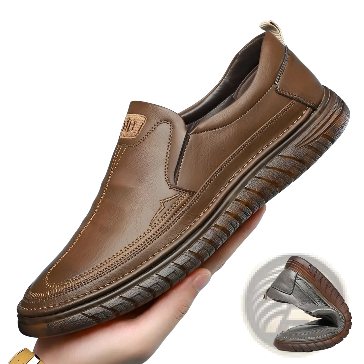 Men's Breathable Non Slip Pu Leather Loafers