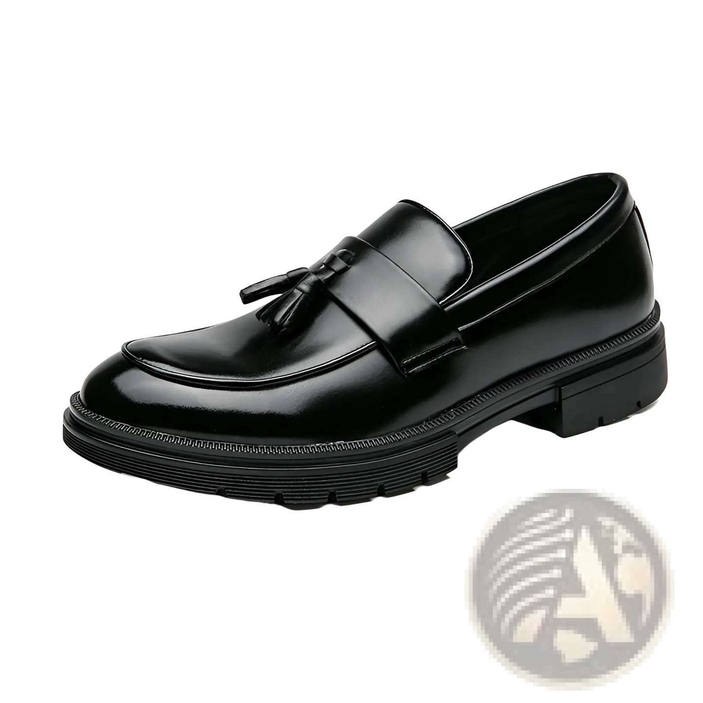 Men's Breathable Tassel Leather Brogue Loafers