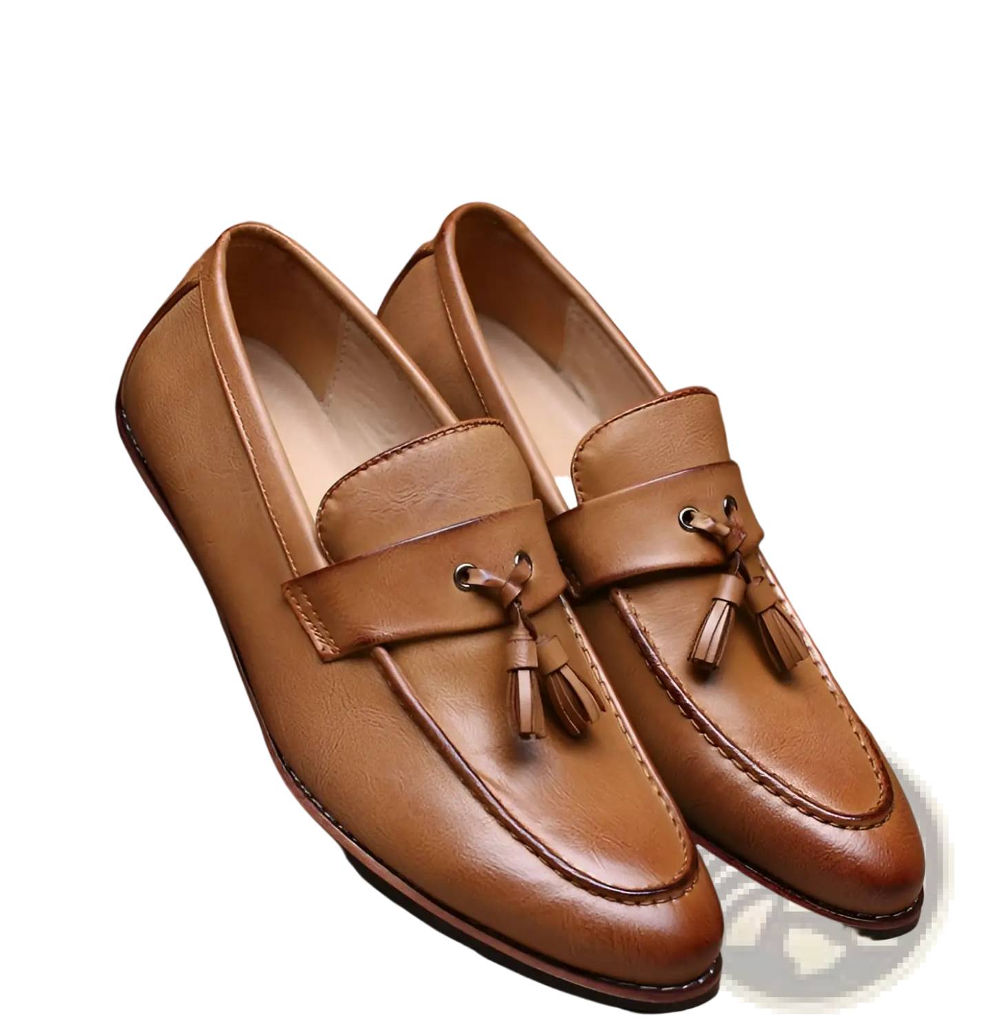 Men's British Retro Tassel Leather Loafers