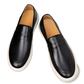 Men's British Style Embossed Leather Loafers