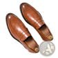 Men's British Style Microfiber Suede and Leather Loafers