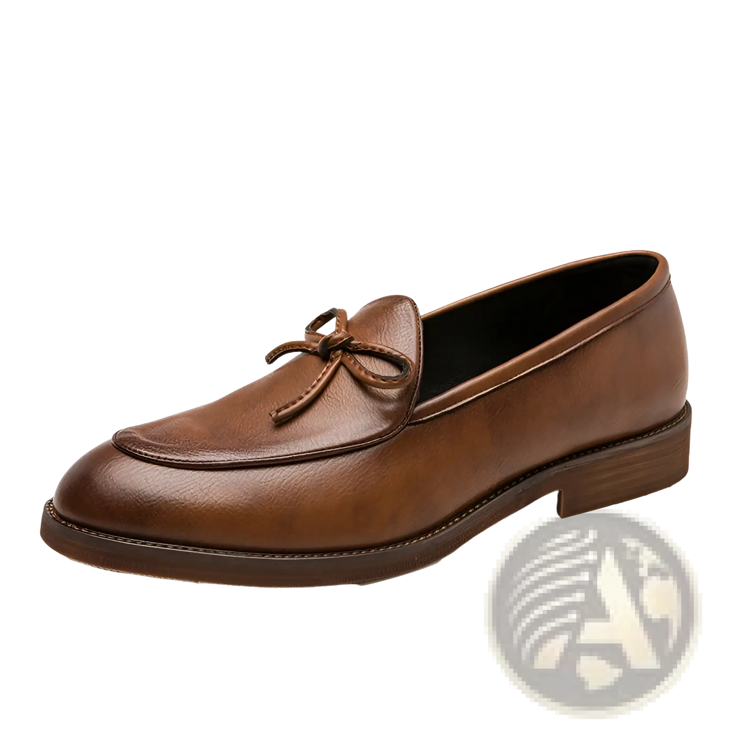Men's Brogue Tassel Leather Loafers with Rubber Sole