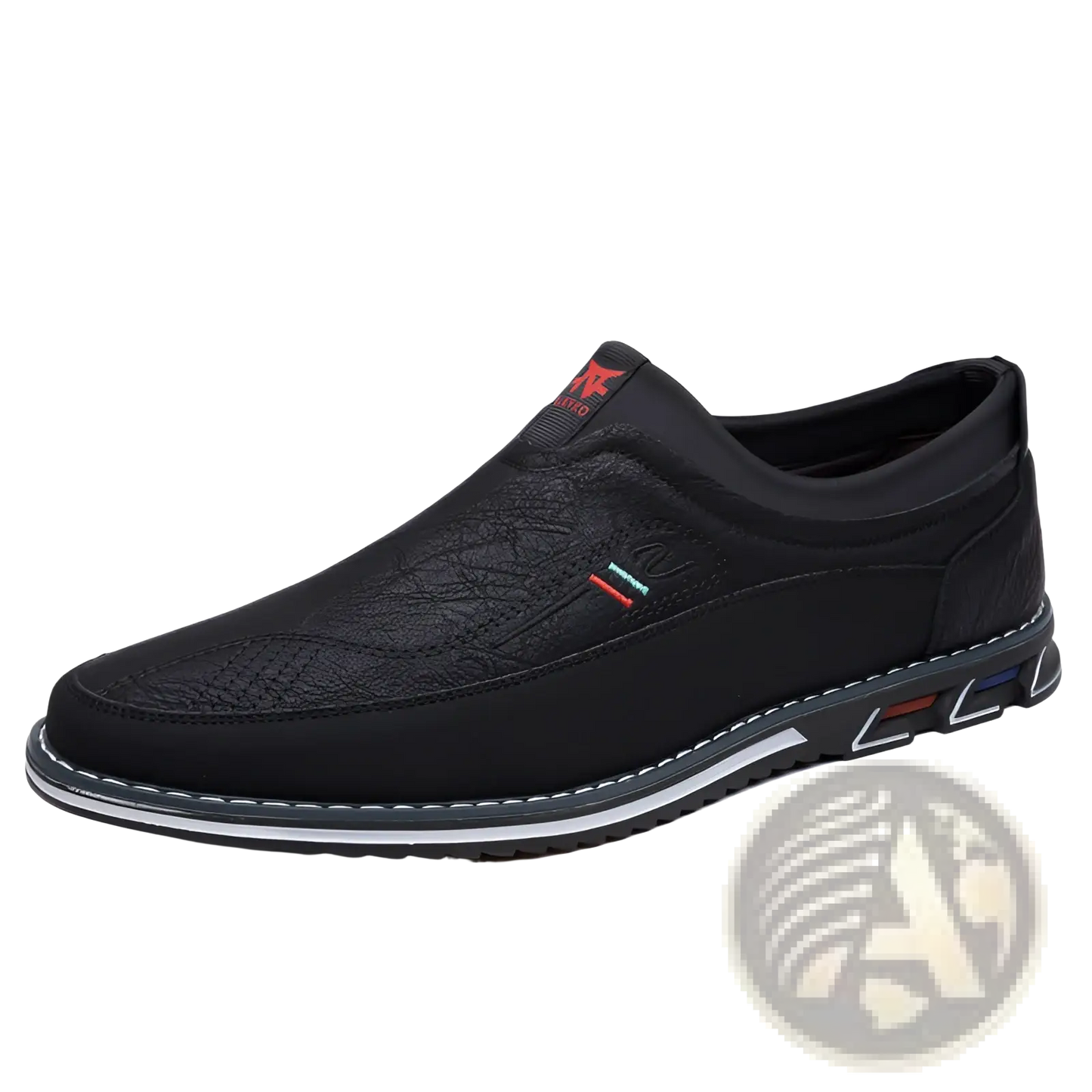 Men's Business Casual Leather Slip-on Loafers