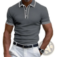 Men's Business Casual Modal Polo Shirt with Contrast Trim