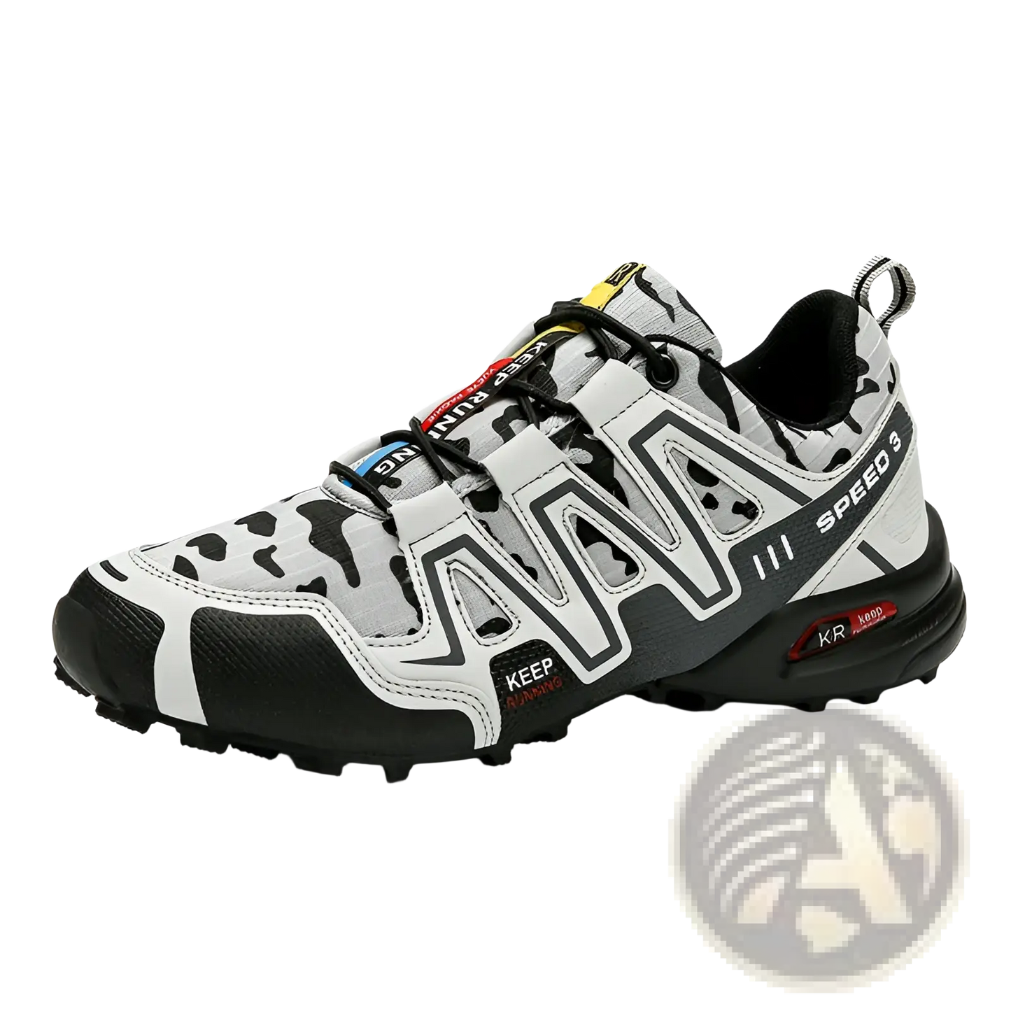 Men's Camouflage Waterproof Trail Running and Hiking Shoes