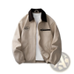 Men's Casual Embroidered Corduroy Zip Jacket