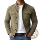 Men's Casual Faux Suede Slim Fit Motorcycle Jacket