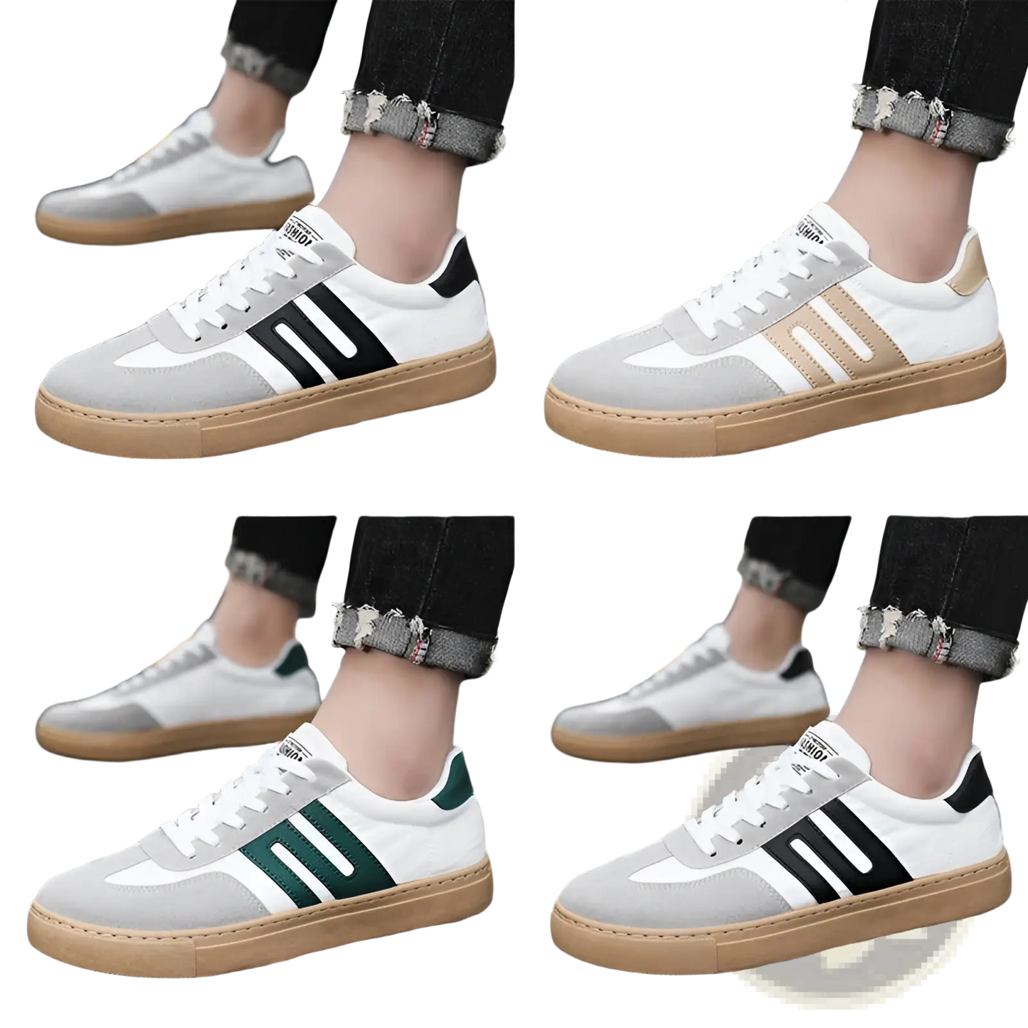 Men's Casual Suede Low Top Fashion Board Shoes