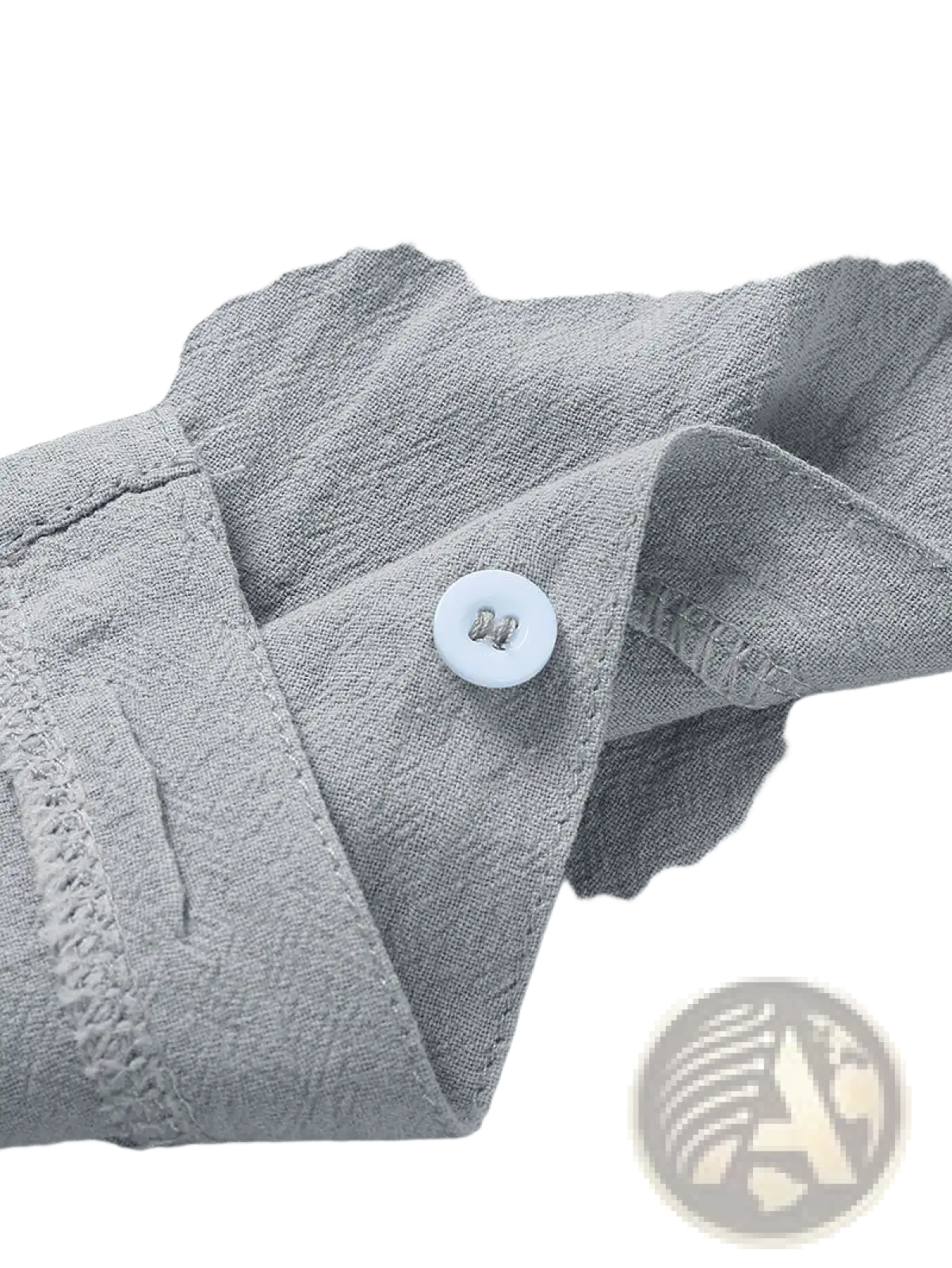 Men's Casual Textured Short Sleeve Button Down Shirt
