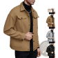 Men's Classic Slim Fit Wool Blend Lapel Jacket