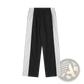 Men's Contrast Panel Elastic Waist Denim Joggers