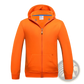 Men's Contrast Trim Fleece Zip Hoodie