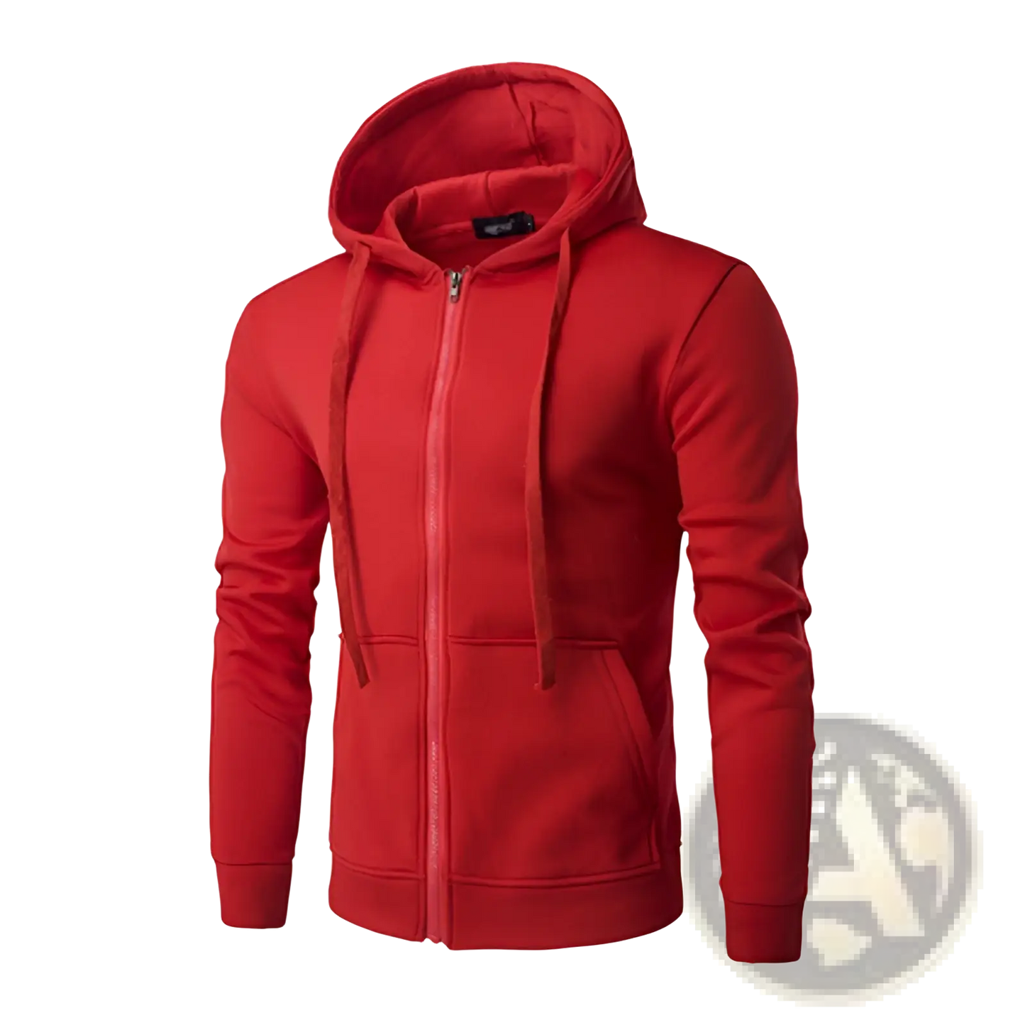Men's Cotton Blend Zip Up Pocket Hoodie