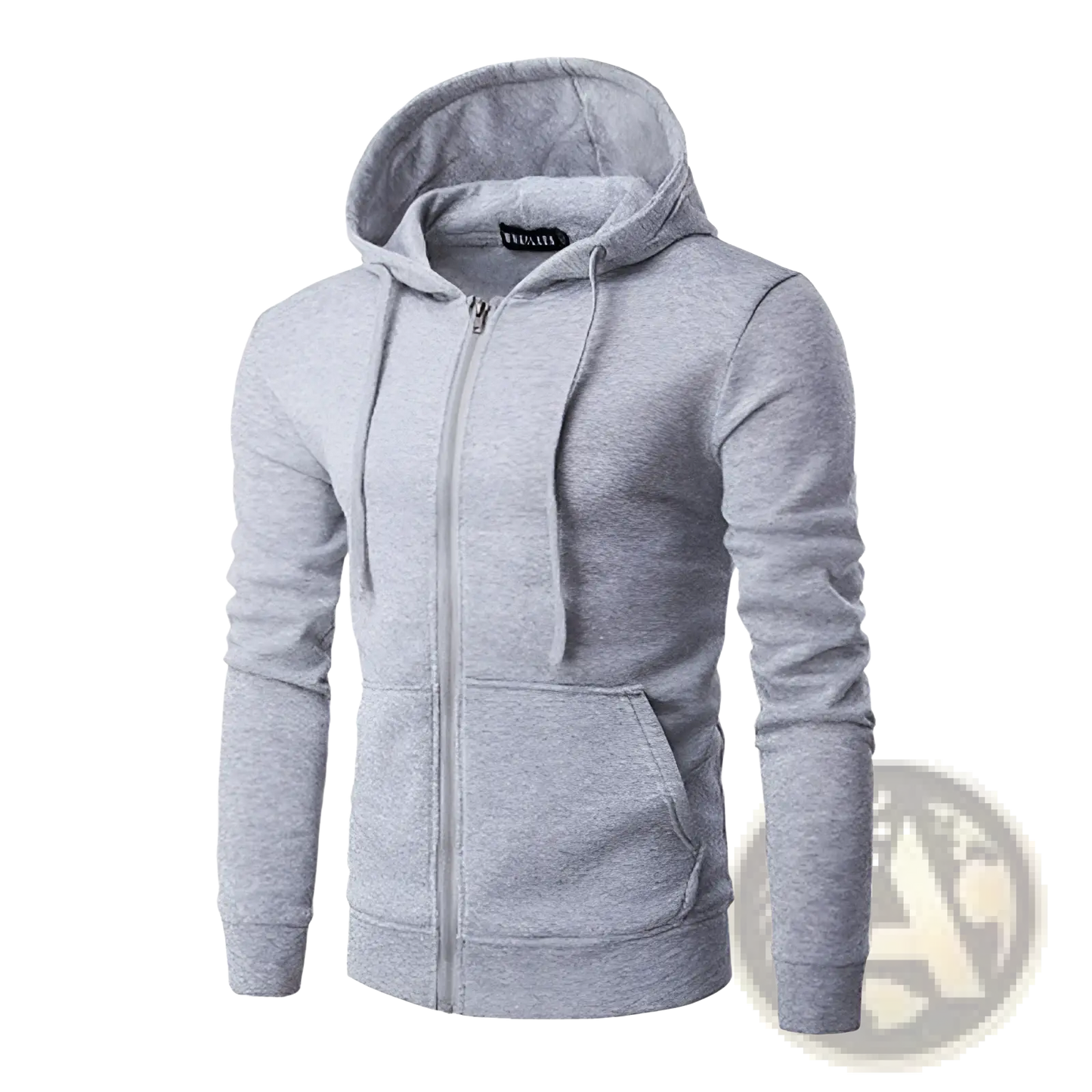 Men's Cotton Blend Zip Up Pocket Hoodie
