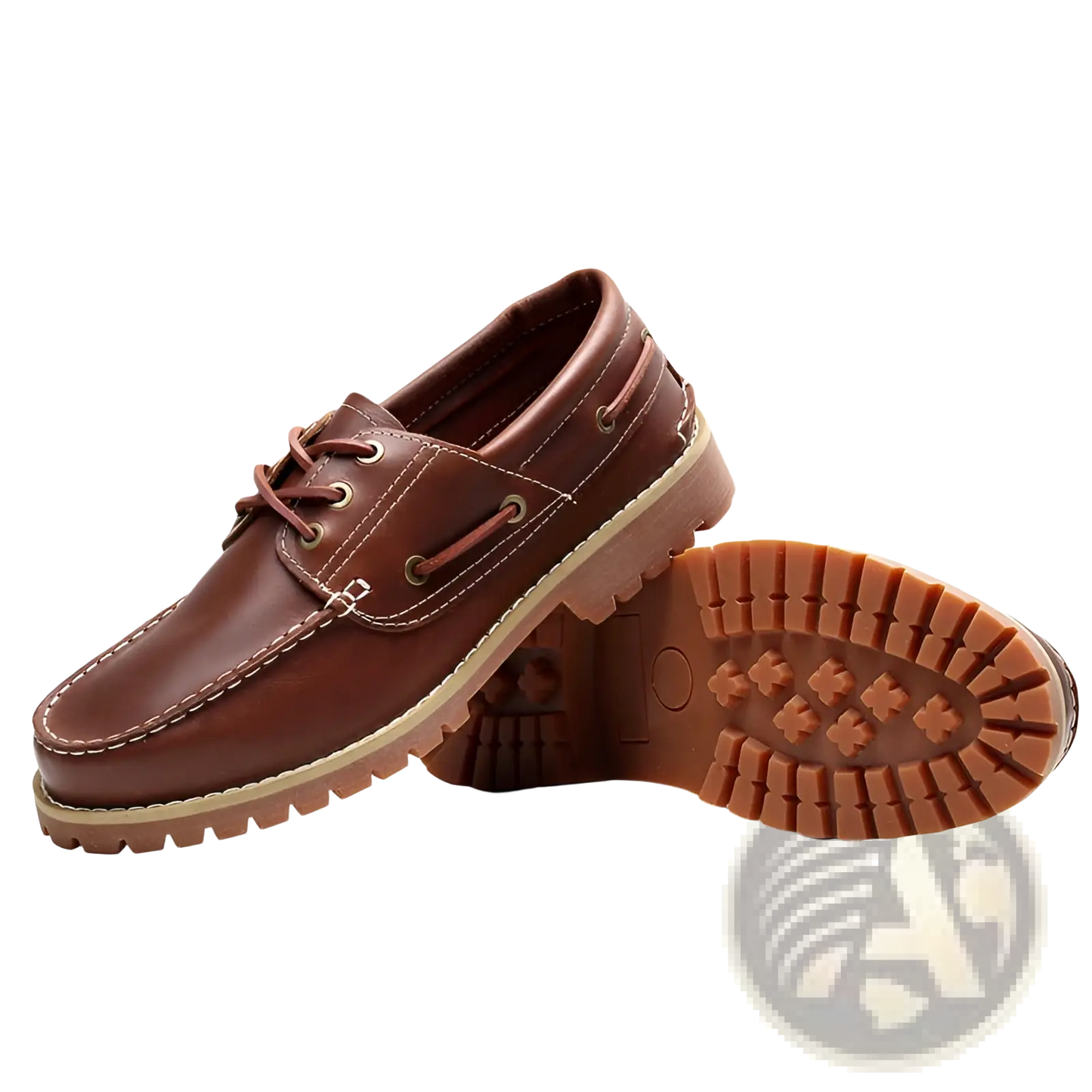 Men's Cowhide Leather Boat Shoes Casual Pumps
