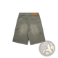 Men's Distressed Frayed Hem Denim Shorts