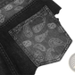 Men's Distressed Paisley Patchwork Flare Jeans