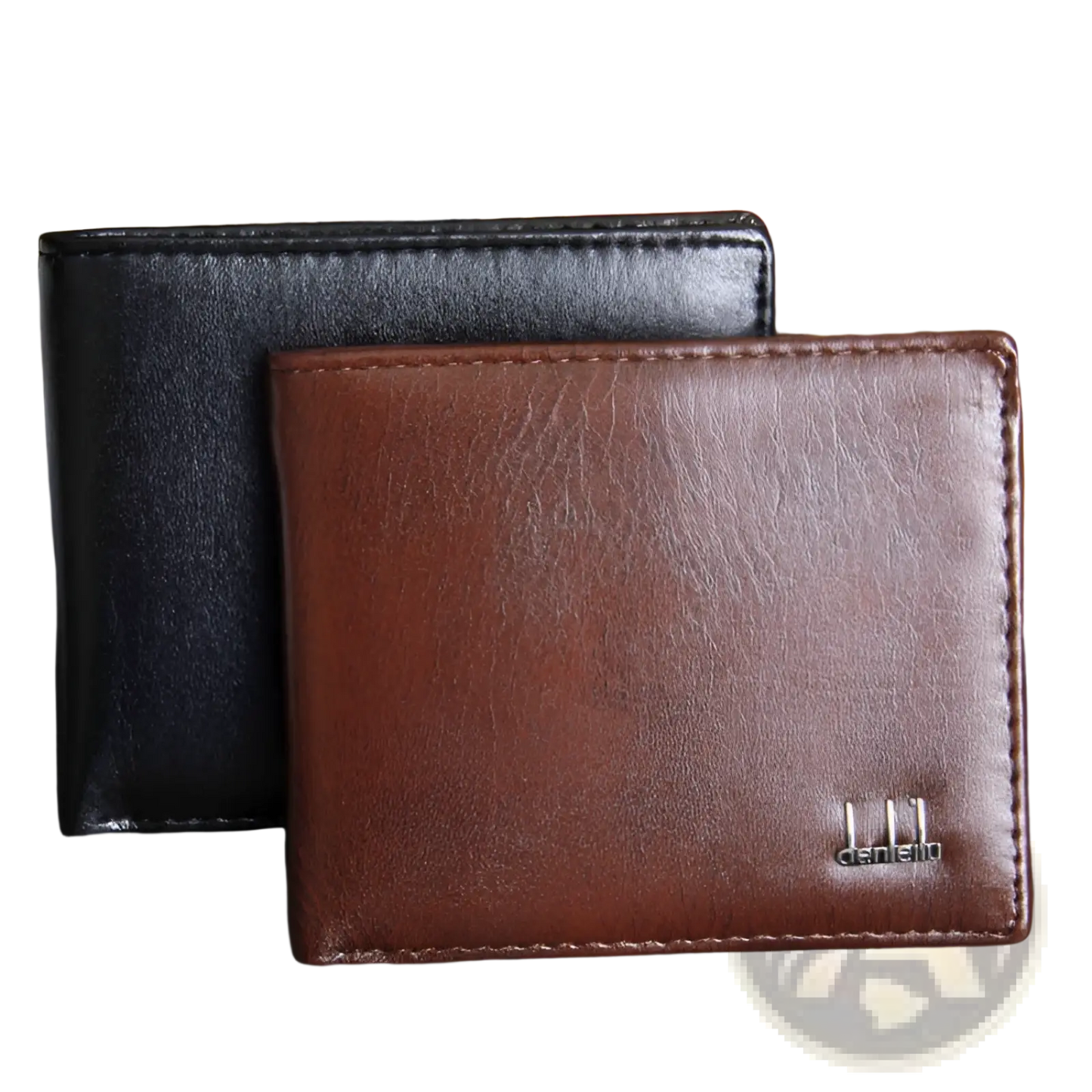 Men's Faux Leather Textured Business Bifold Wallet