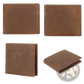 Men's First Layer Cowhide Leather Bifold Wallet