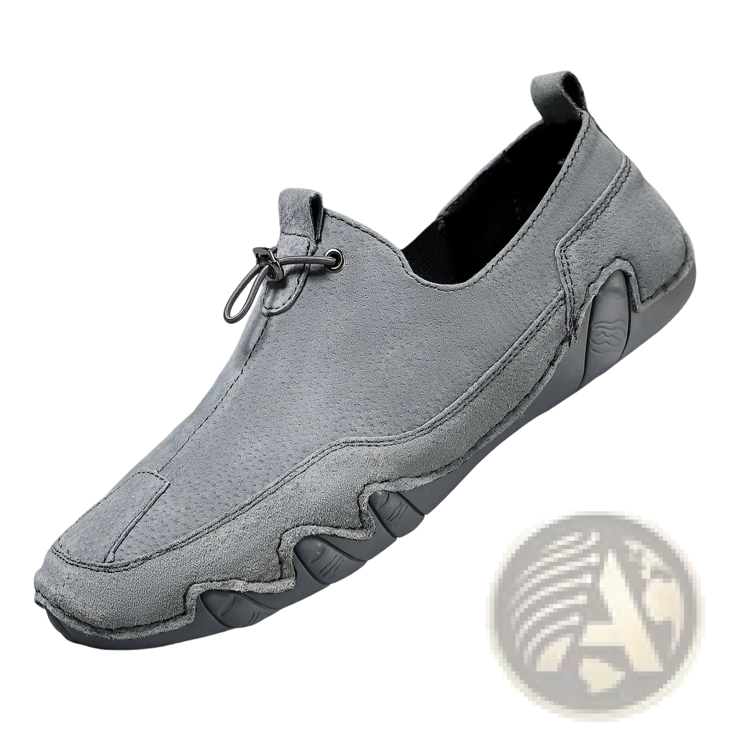 Men's Genuine Leather Slip on Casual Sports Shoes