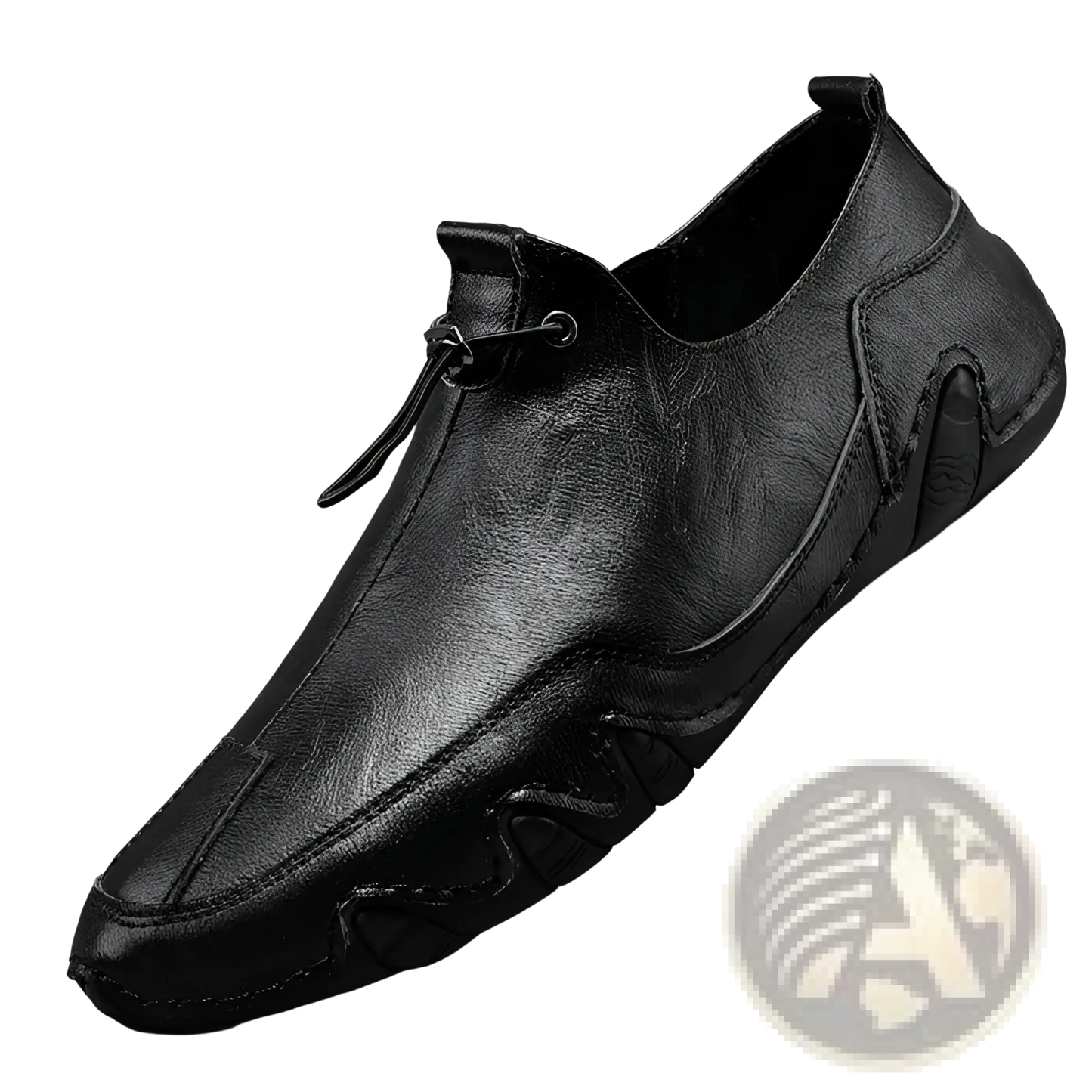 Men's Genuine Leather Slip on Casual Sports Shoes