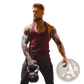 Men's Go Hard Racerback Athletic Tank Top