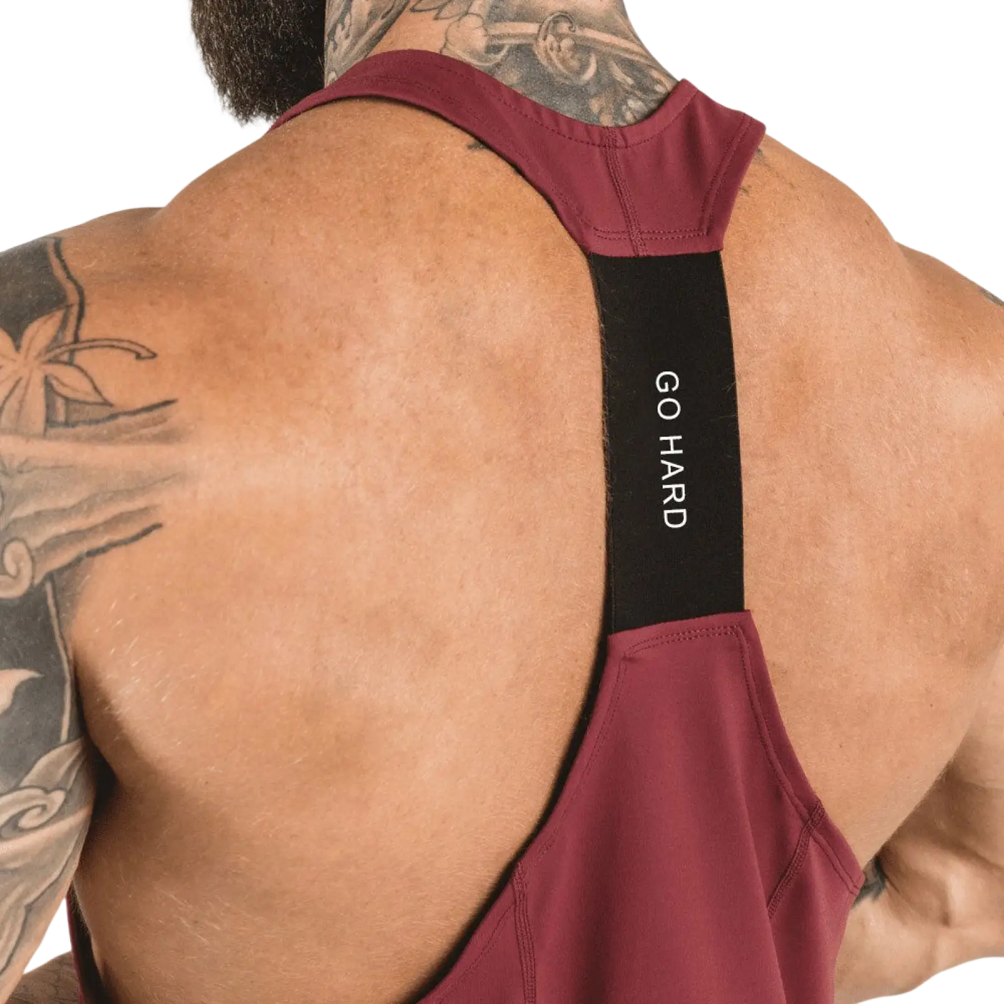 Men's Go Hard Racerback Athletic Tank Top