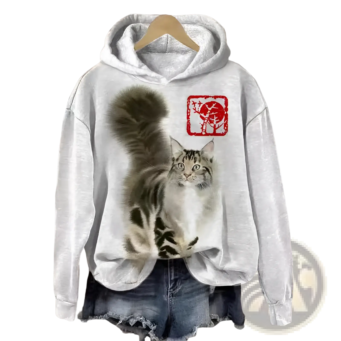 Men's Graphic Print Pullover Hooded Sweatshirt